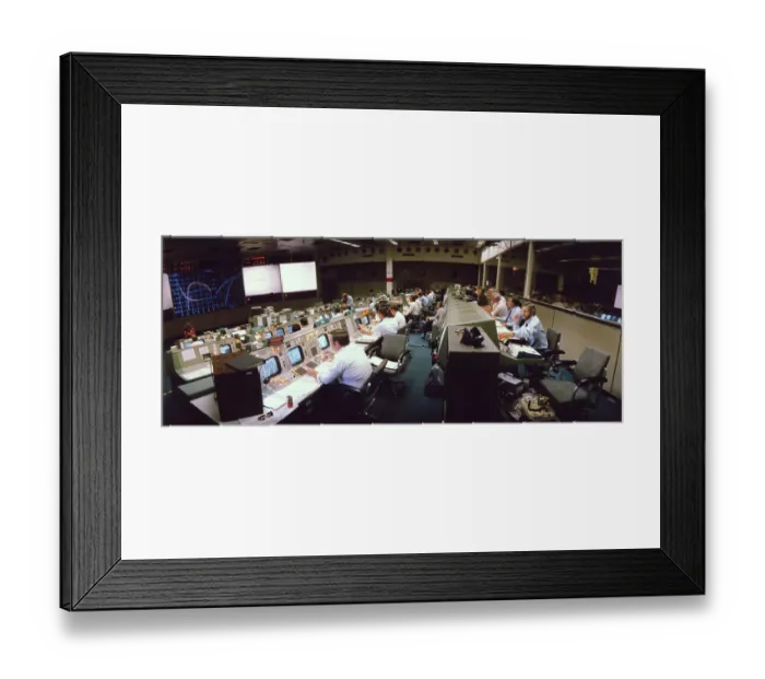 Framed Print : NASA's Mission Control Room Framed Print : NASA's Mission Control Room