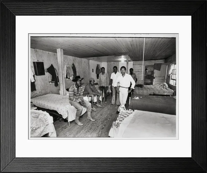 Framed Print : Haitian Migrant Workers in Shared Housing Framed Print : Haitian Migrant Workers in Shared Housing