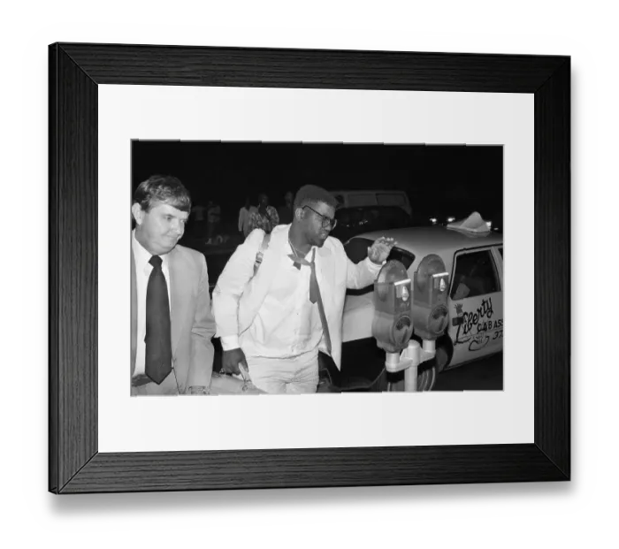 Framed Print : Jury Foreman for the John Hinckley Jr. Case