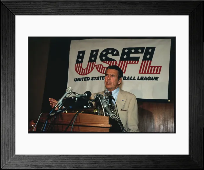 Framed Print : Redskins Coach George Allen Speaking at Microphones Framed Print : Redskins Coach George Allen Speaking at Microphones