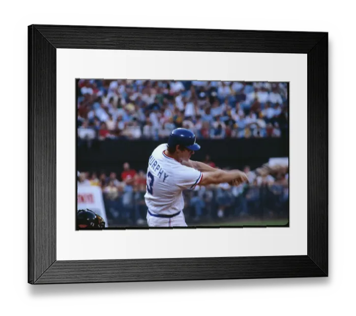 Framed Print : Dale Murphy in Batting Position Framed Print : Dale Murphy in Batting Position