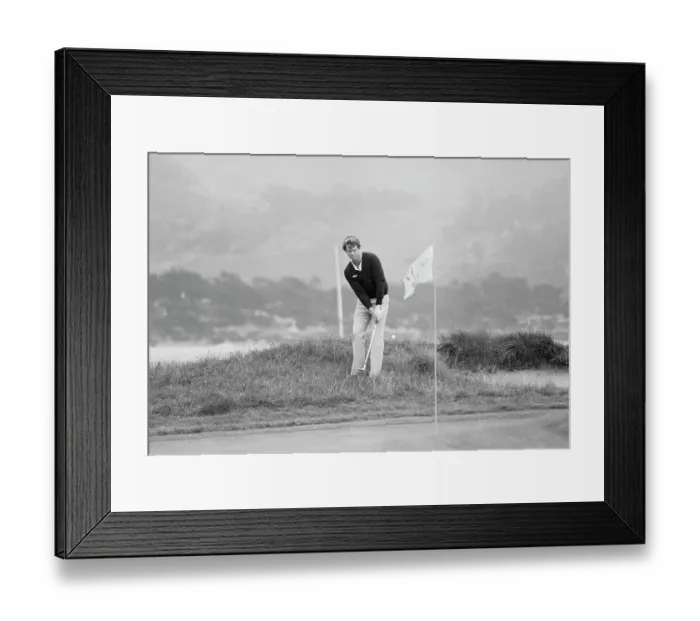 Framed Print : Tom Watson Putting from the Rough Framed Print : Tom Watson Putting from the Rough