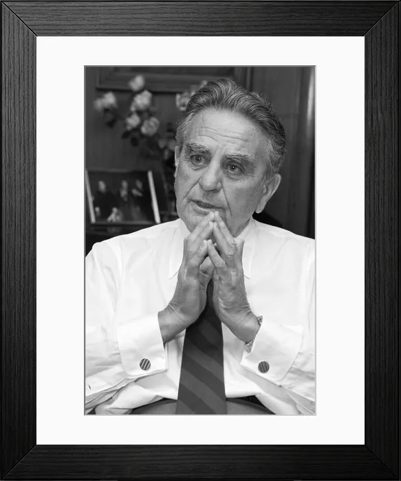 Framed Print : John J. Sirica Speaking During Interview Framed Print : John J. Sirica Speaking During Interview
