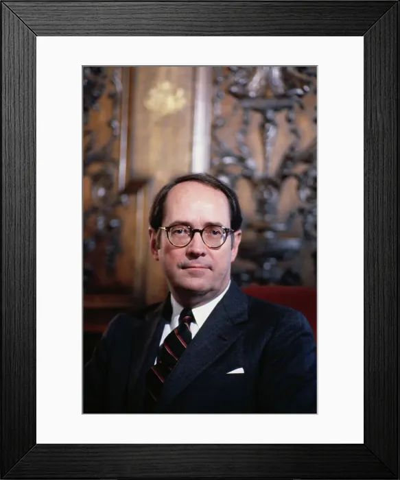Framed Print : Portrait of Dick Thornburgh Framed Print : Portrait of Dick Thornburgh