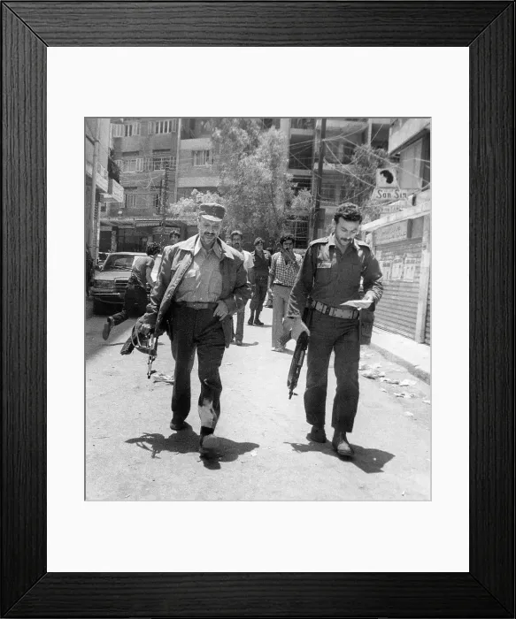 Framed Print : Yasser Arafat in Beirut Framed Print : Yasser Arafat in Beirut