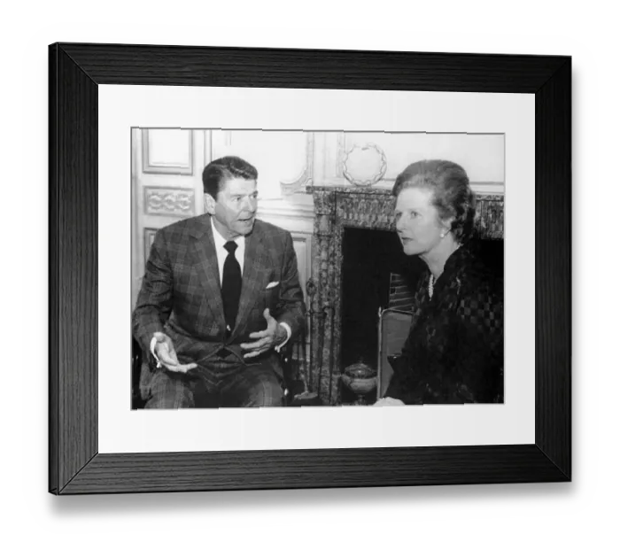 Framed Print : President Reagan Meeting with Margaret Thatcher Framed Print : President Reagan Meeting with Margaret Thatcher