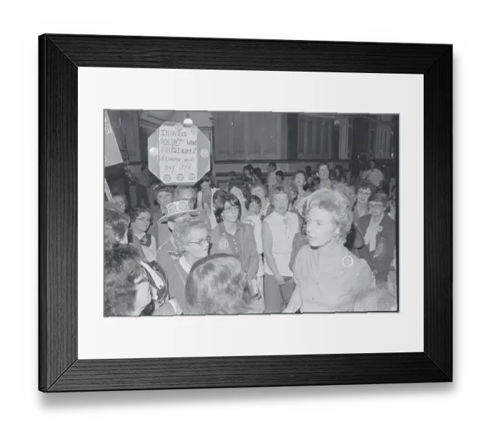 Framed Print : Phyllis Schlafly and Others Protesting Framed Print : Phyllis Schlafly and Others Protesting