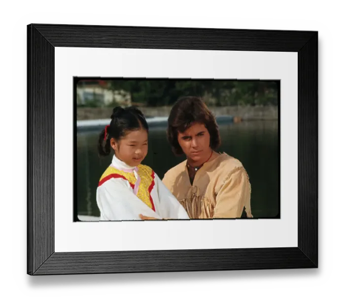 Framed Print : Desi Arnaz Jr. Posing With Japanese Actress Framed Print : Desi Arnaz Jr. Posing With Japanese Actress