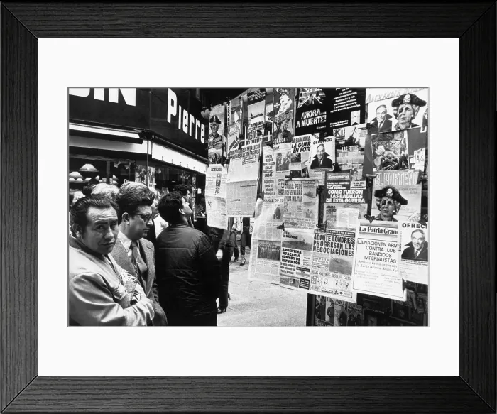 Framed Print : Posters of Thatcher and Haig Framed Print : Posters of Thatcher and Haig