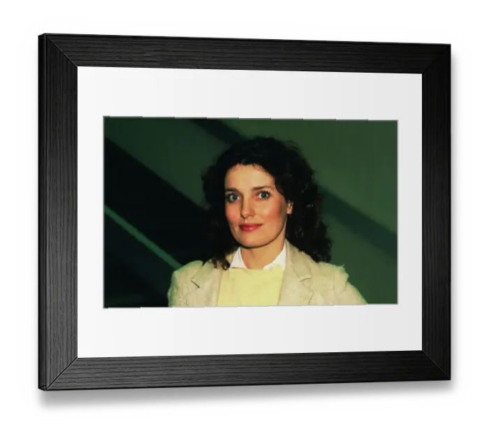 Framed Print : Margaret Trudeau Pausing for Camera Framed Print : Margaret Trudeau Pausing for Camera