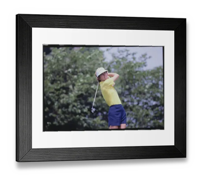 Framed Print : Beth Daniel Golfing Framed Print : Beth Daniel Golfing