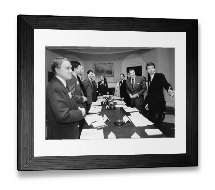Framed Print : California Lt. Governor Mike Curb, 21 Other Lt. Governors Meet with President Reagan Framed Print : California Lt. Governor Mike Curb, 21 Other Lt. Governors Meet with President Reagan