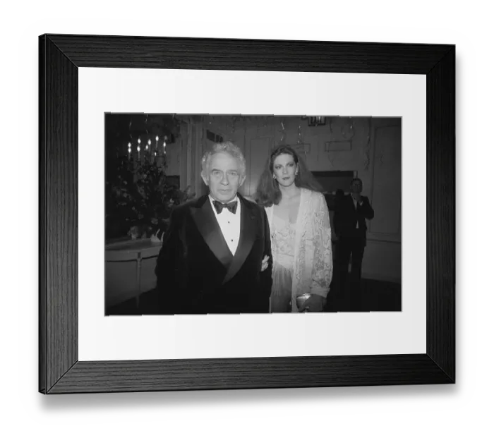 Framed Print : Norman Mailer and Young Wife Norris Church Framed Print : Norman Mailer and Young Wife Norris Church