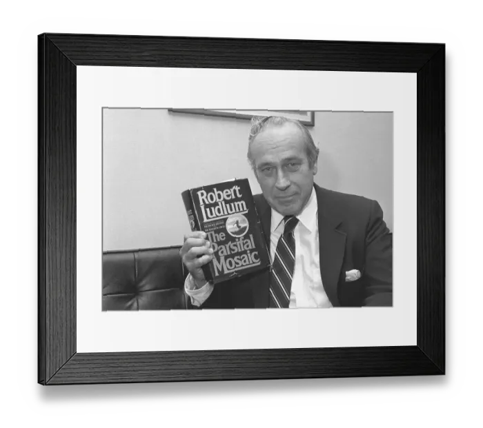 Framed Print : Robert Ludlum Framed Print : Robert Ludlum