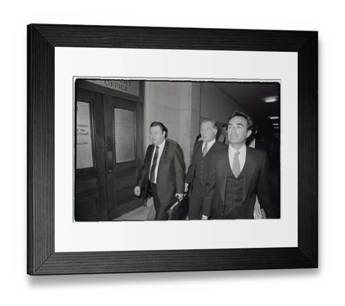 Framed Print : F. Lee Bailey and His Lawyers Framed Print : F. Lee Bailey and His Lawyers