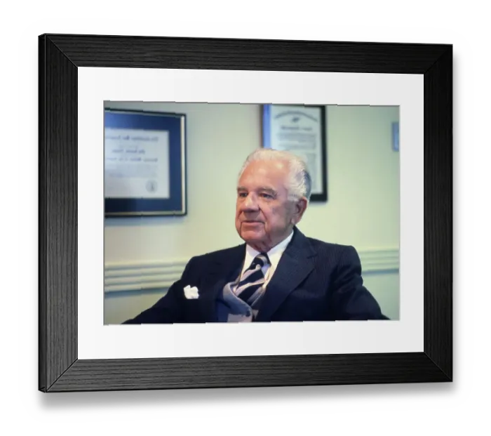 Framed Print : Judge Leon Jaworski Framed Print : Judge Leon Jaworski