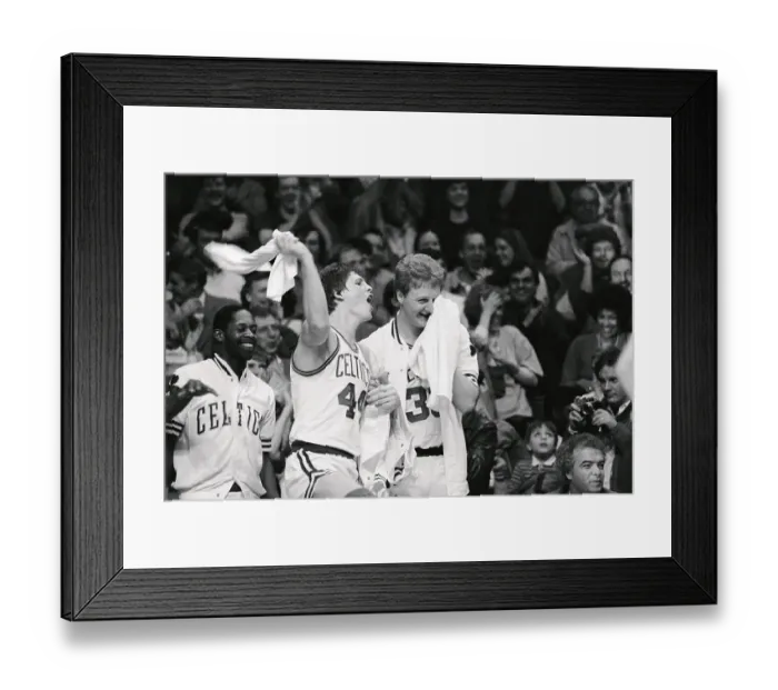Framed Print : Boston Celtics Celebrating Winning Streak Framed Print : Boston Celtics Celebrating Winning Streak