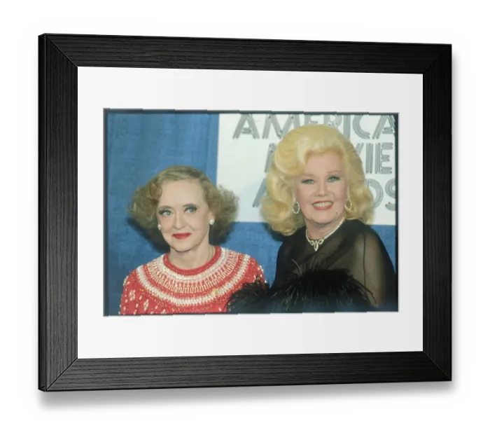 Framed Print : Bette Davis with Ginger Rogers at Awards Show Framed Print : Bette Davis with Ginger Rogers at Awards Show