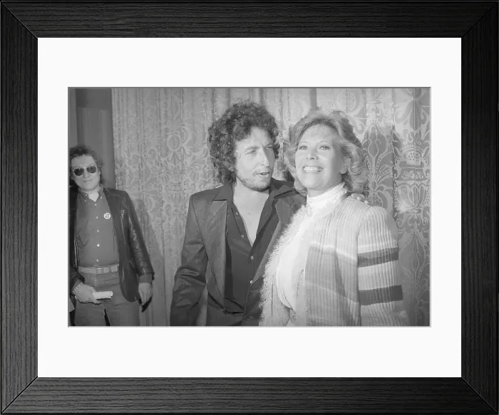 Framed Print : Bob Dylan and Dinah Shore Framed Print : Bob Dylan and Dinah Shore