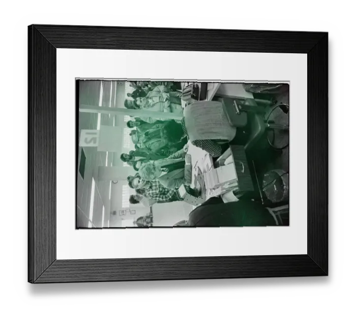 Framed Print : Unemployment Lines In Michigan Framed Print : Unemployment Lines In Michigan