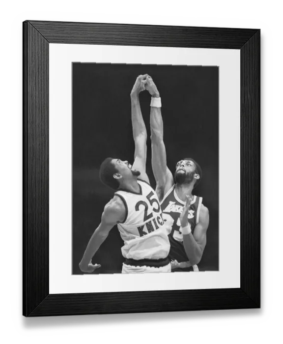 Framed Print : Bill Cartwright and Kareem Abdul-Jabbar Framed Print : Bill Cartwright and Kareem Abdul-Jabbar