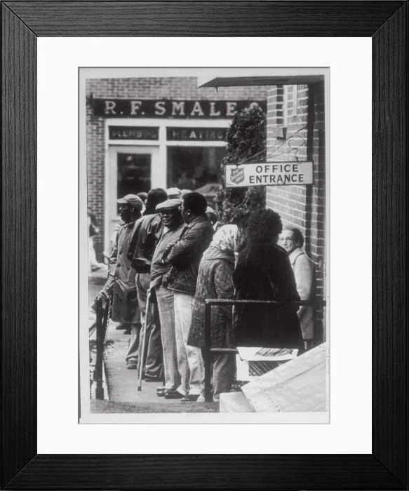 Framed Print : People Waiting in Line Framed Print : People Waiting in Line
