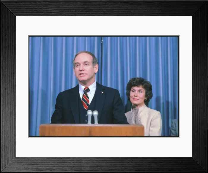 Framed Print : Governer and Mrs. Robert Ray Framed Print : Governer and Mrs. Robert Ray