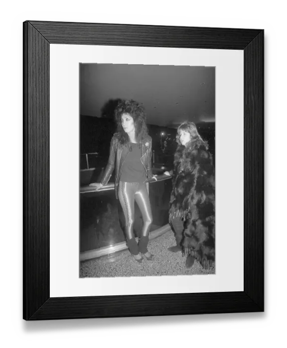 Framed Print : Cher and Chastity Bono at Radio City Music Hall Framed Print : Cher and Chastity Bono at Radio City Music Hall