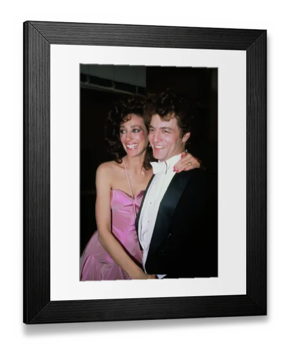 Framed Print : Marisa Berenson with Husband Framed Print : Marisa Berenson with Husband