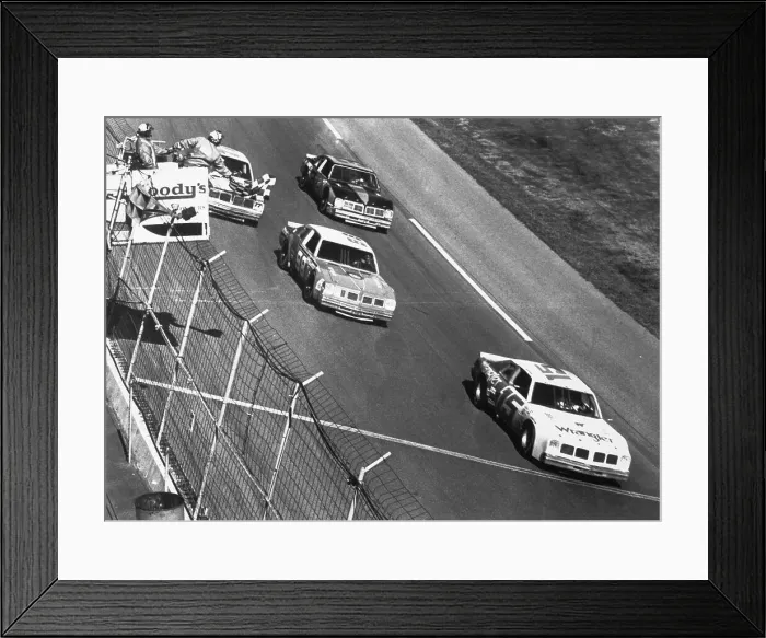 Framed Print : Dale Earnhardt Winning Race Framed Print : Dale Earnhardt Winning Race