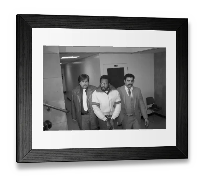 Framed Print : Hold Up Suspect Nathaniel Burns Framed Print : Hold Up Suspect Nathaniel Burns