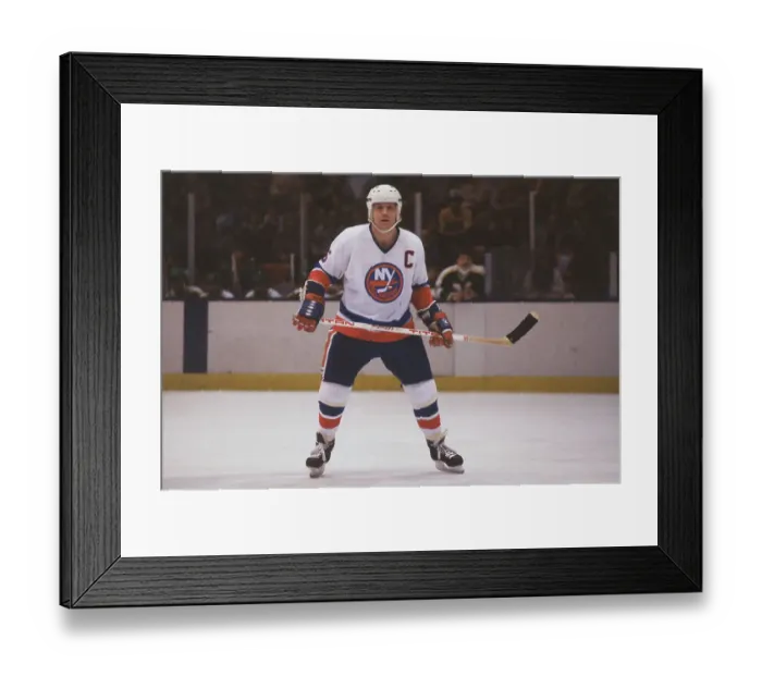 Framed Print : Hockey Player Denis Potvin Framed Print : Hockey Player Denis Potvin