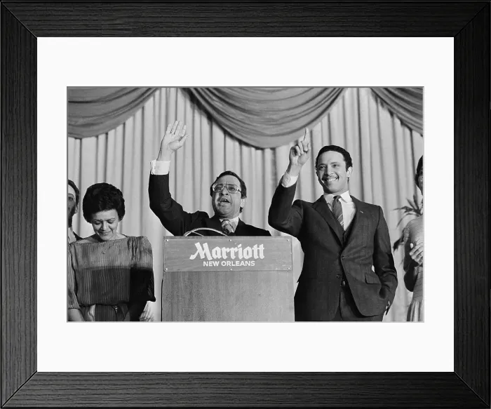 Framed Print : Dutch Morial with His Son Mark Framed Print : Dutch Morial with His Son Mark