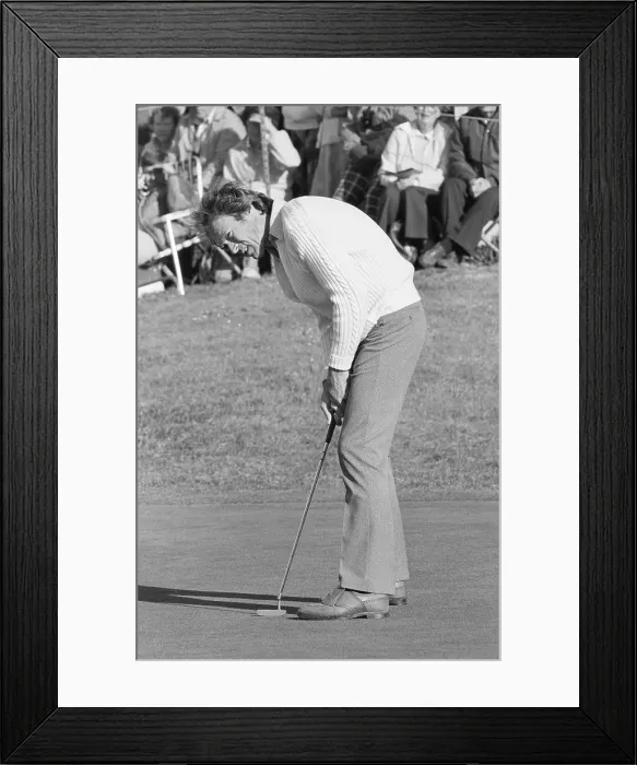 Framed Print : Clint Eastwood Playing Golf Framed Print : Clint Eastwood Playing Golf