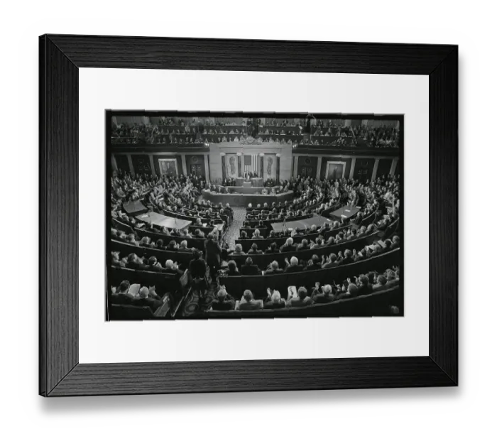 Framed Print : Ronald Reagan Giving Address Framed Print : Ronald Reagan Giving Address