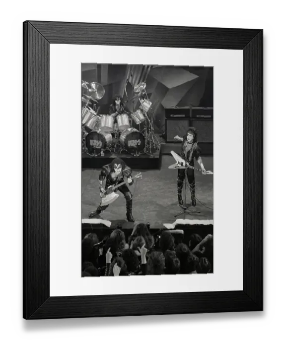 Framed Print : KISS Performing at Studio 54