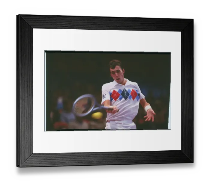 Framed Print : Ivan Lendyl Playing Tennis Framed Print : Ivan Lendyl Playing Tennis