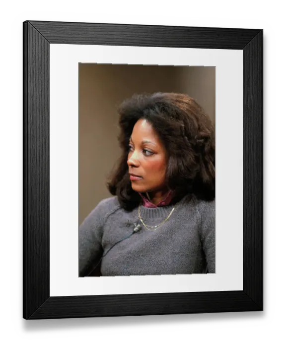 Framed Print : Journalist Janet Cooke Framed Print : Journalist Janet Cooke