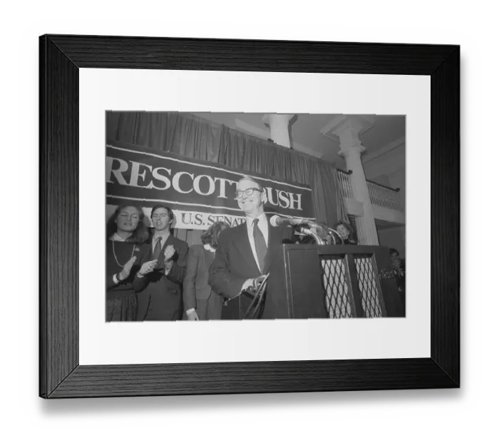 Framed Print : Prescott Bush Giving a Speech Framed Print : Prescott Bush Giving a Speech