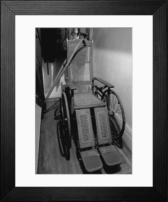 Framed Print : President Franklin D. Roosevelt's Wheelchair Framed Print : President Franklin D. Roosevelt's Wheelchair