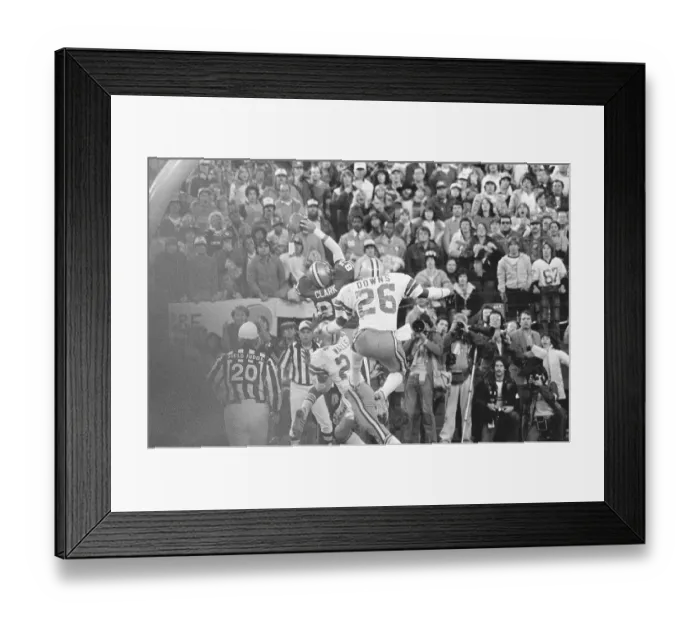 Framed Print : Dwight Clark Scoring Touchdown Framed Print : Dwight Clark Scoring Touchdown