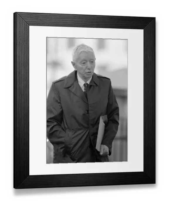 Framed Print : Hyman Rickover Arrives at White House Framed Print : Hyman Rickover Arrives at White House
