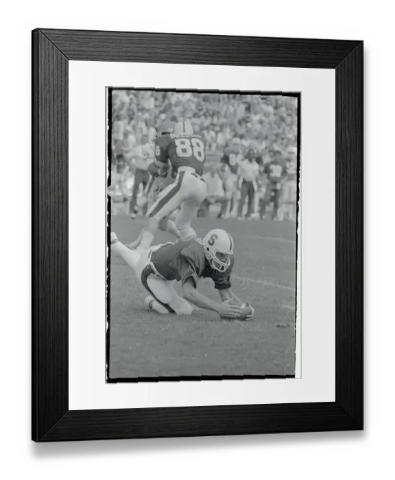 Framed Print : John Elway on The Ground
