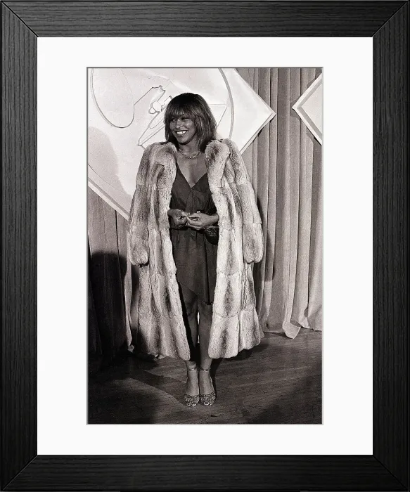 Framed Print : Tina Turner Posing at the Grammy Awards Framed Print : Tina Turner Posing at the Grammy Awards