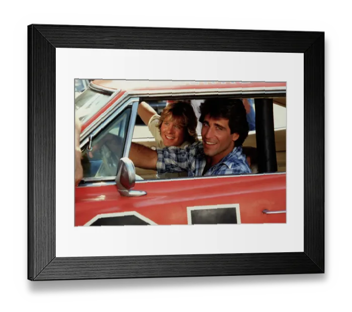 Framed Print : Stars of Dukes of Hazzard Framed Print : Stars of Dukes of Hazzard