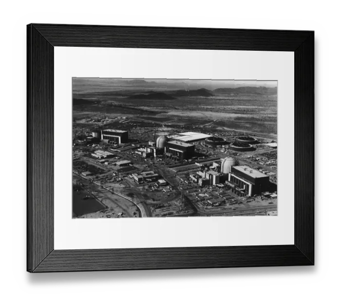 Framed Print : The Palo Verde Nuclear Power Plant Framed Print : The Palo Verde Nuclear Power Plant
