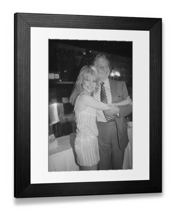 Framed Print : Pia Zadora and Husband Framed Print : Pia Zadora and Husband