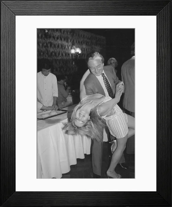 Framed Print : Pia Zadora and Husband Framed Print : Pia Zadora and Husband