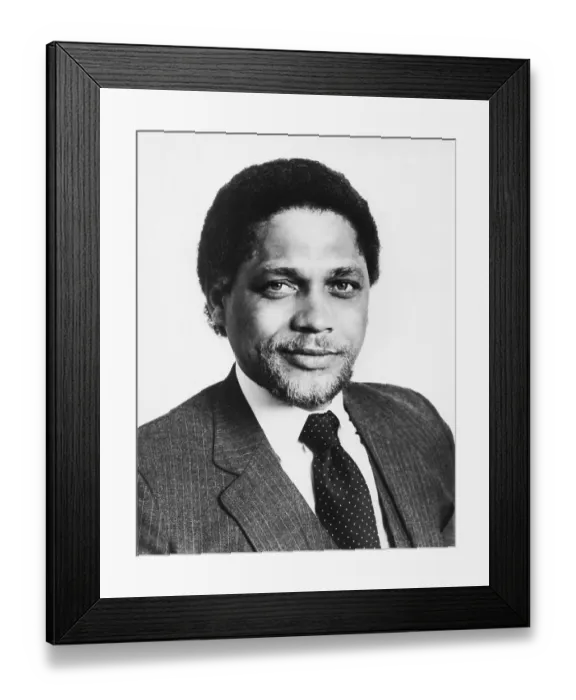 Framed Print : Congressman Mickey Leland, 18th District, Texas Framed Print : Congressman Mickey Leland, 18th District, Texas