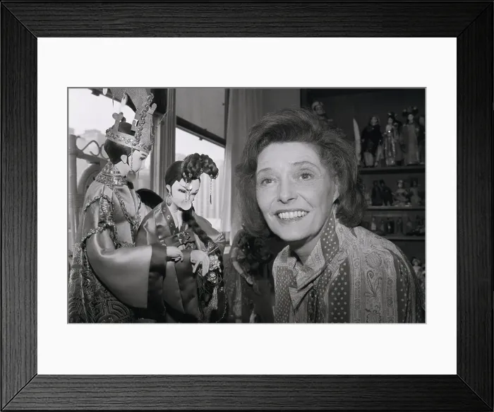 Framed Print : Patricia Neal with Dolls